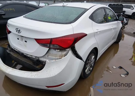 2016 Hyundai Elantra Se из США, поврежденный, VIN 5NPDH4AE1GH652750